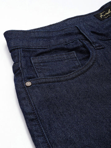 Women's Blue Straight Fit Street Jeans