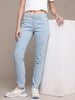 Women's Blue Slim Fit Vintage Jeans