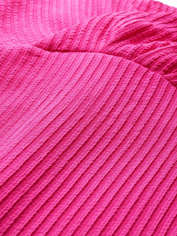 Freehand Women Fitted Textured Midi Dress