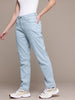 Women's Blue Slim Fit Casual Jeans