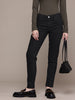 Women's Black Slim Fit Casual Jeans