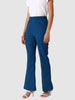 Women Blue Regular Fit Casual Trousers
