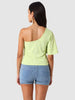 Women's Yellow Regular Fit Casual Top