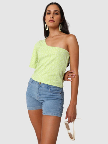 Women's Yellow Regular Fit Casual Top