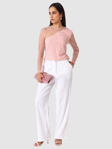 Women's Pink Regular Fit Casual Top