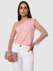 Women's Pink Regular Fit Casual Top