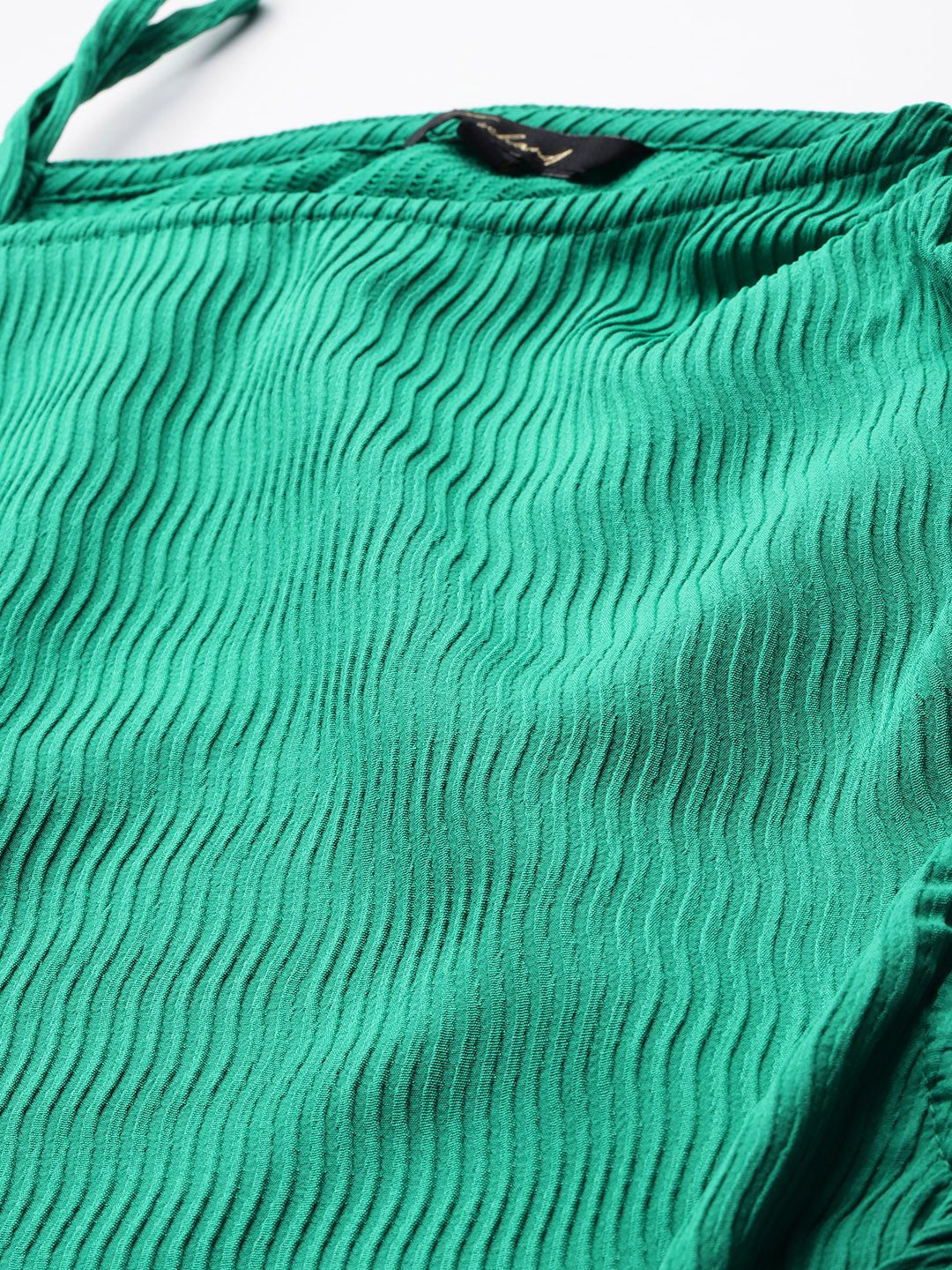 Women's Fitted Textured One Shoulder Top