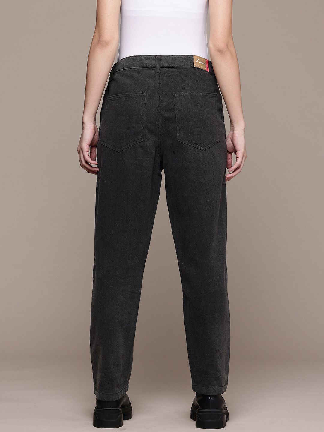 Freehand Women Carpenter Fit Solid Jeans