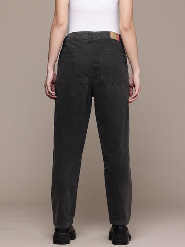 Freehand Women Carpenter Fit Solid Jeans