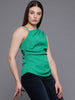 Women's Fitted Textured One Shoulder Top