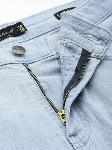 Women's Blue Slim Fit Casual Jeans