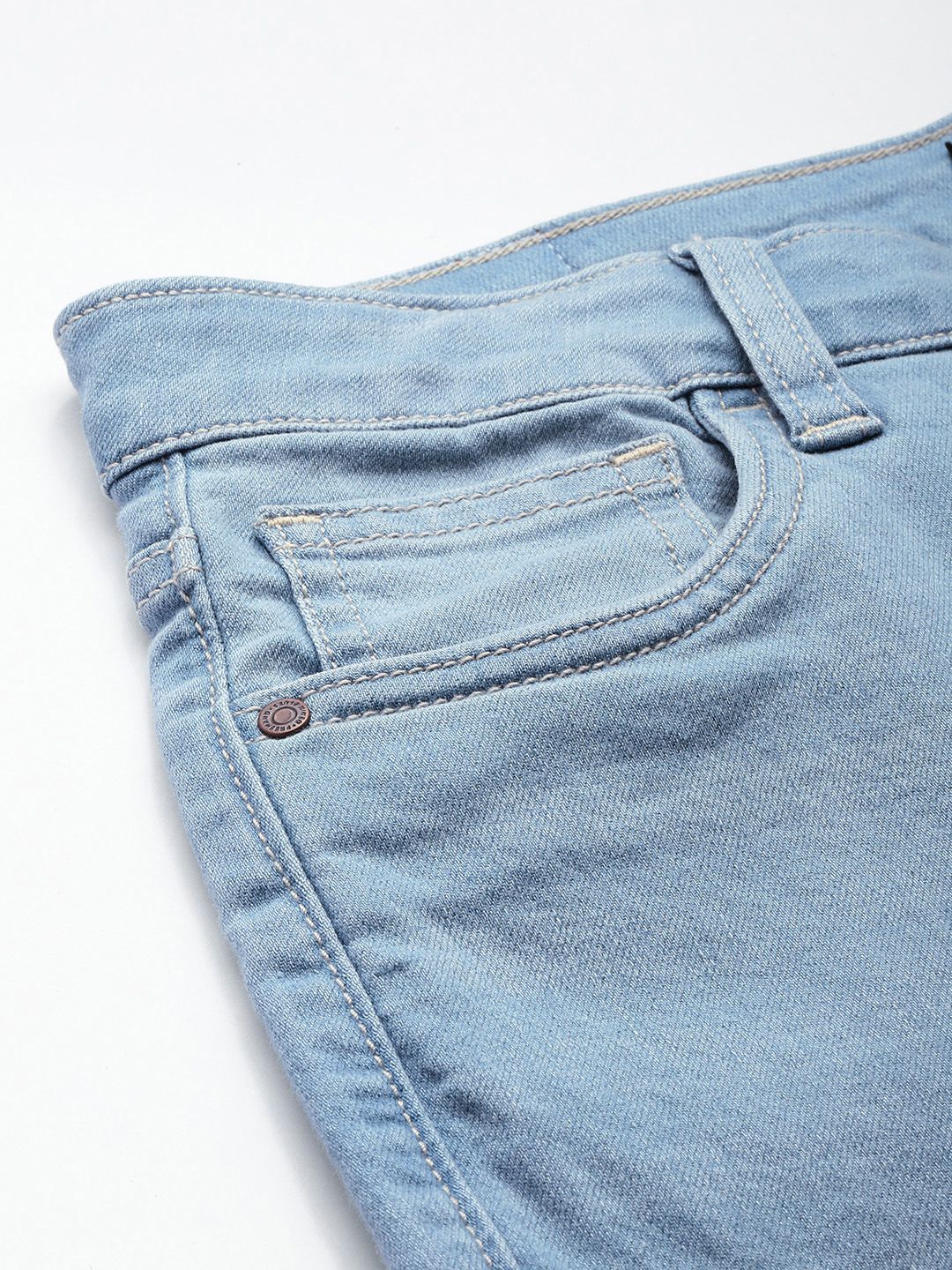 Women's Blue Slim Fit Casual Jeans