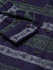 Men's Blue Relaxed Fit Printed Resort Wear Shirt