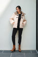 Women's Yellow Relaxed Fit Solid Puffer Jacket