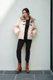 Women's Yellow Relaxed Fit Solid Puffer Jacket