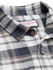 Men's Black Slim Fit Checked Casual Shirt