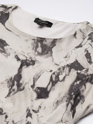 Women Regular Fit White Full Sleeves Dress