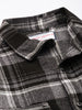 Men's Black Slim Fit Checked Casual Shirt