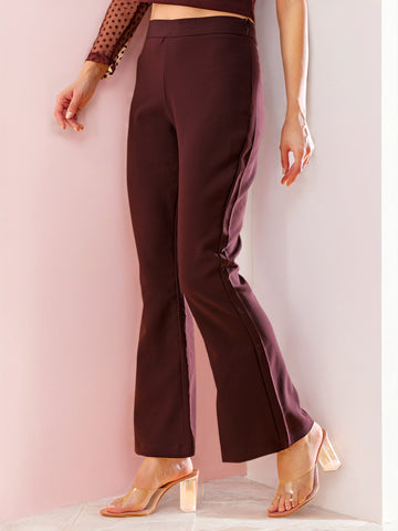 Women's Solid Bootcut Pant