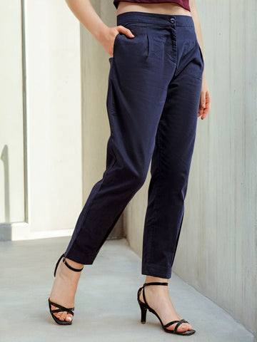 Women's Linen Pleated Pant