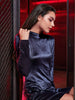 Women's Solid Velvet Dress