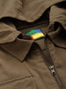 Men's Khaki Oversized Fit Solid Korean Street Shirt