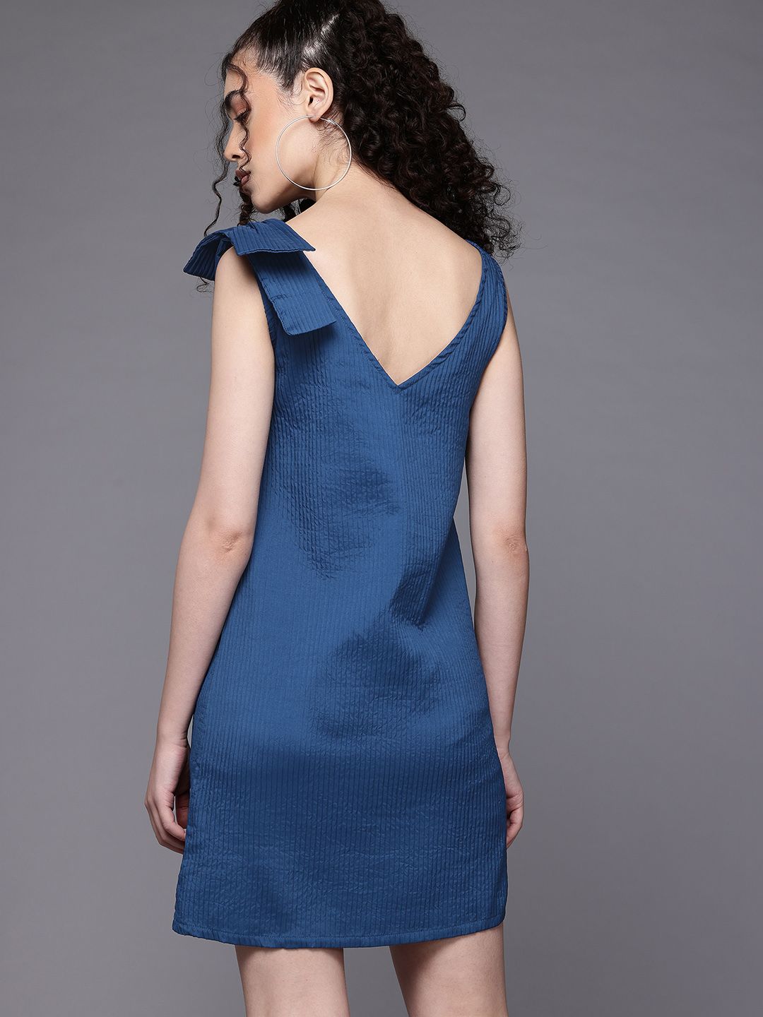 Freehand Women A Line Textured Shift Dress