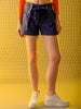 Women's Linen Pleated Shorts