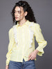 Freehand Women Regular Fit Textured Casual Long Shirt