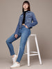 Women's Blue Slim Fit Casual Jeans