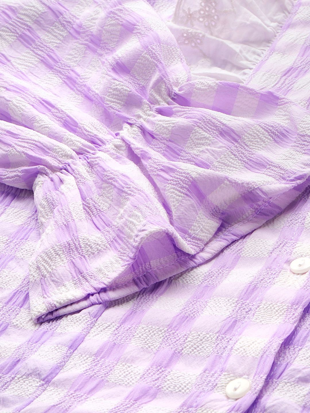 Freehand Women Regular Fit Textured Casual Long Shirt