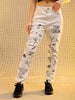 Women's Printed Straight Fit Jeans