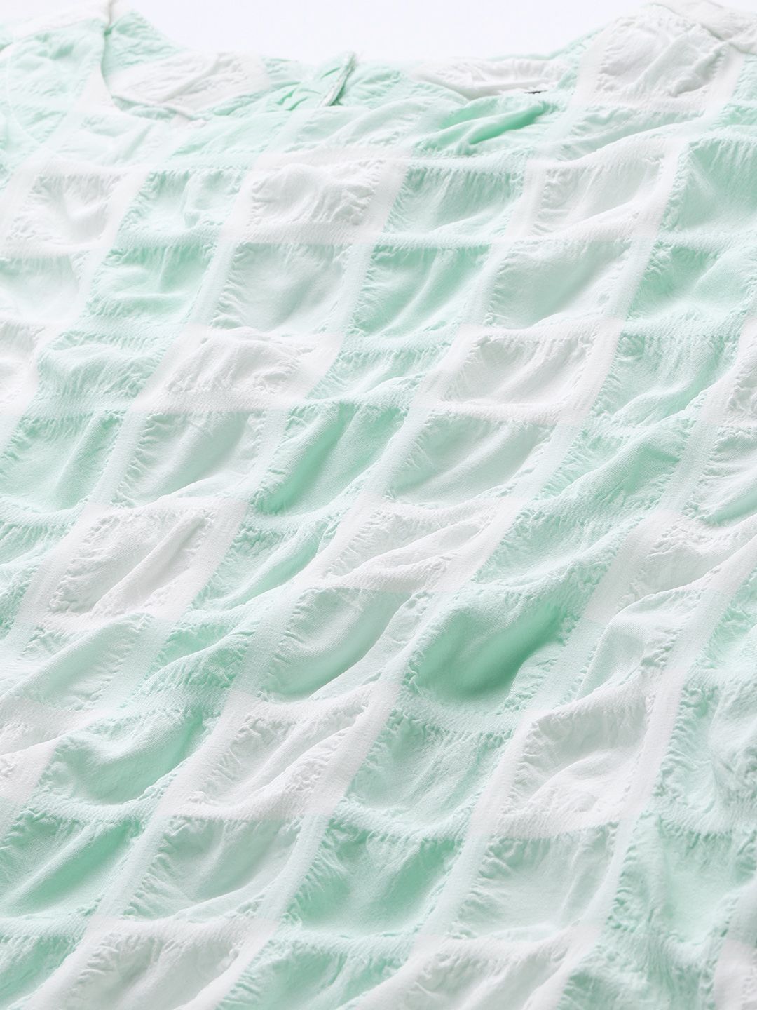 Women's Fitted Textured Asymmetric Top