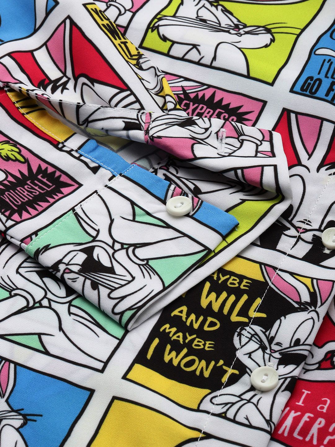 Freehand Women Regular Fit Looney Tunes Casual Shirt