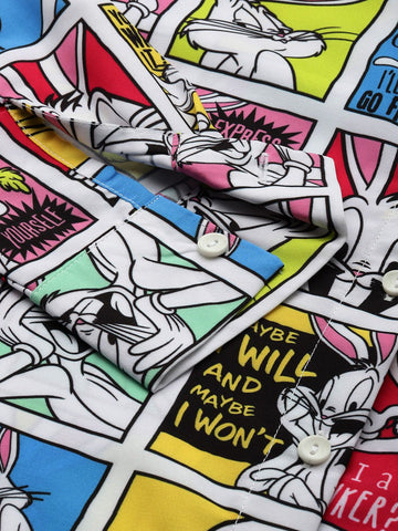 Freehand Women Regular Fit Looney Tunes Casual Shirt
