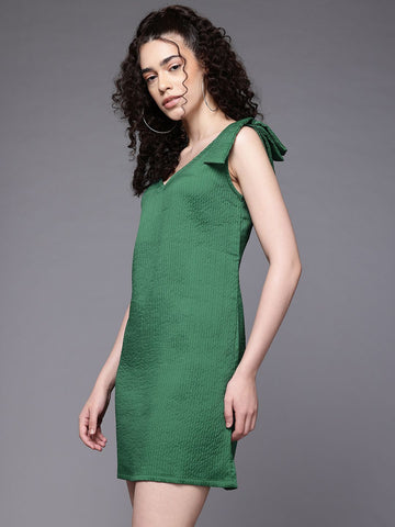 Freehand Women A Line Textured Shift Dress