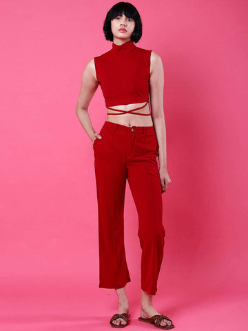 Women's Tie Up Co-Ord Set