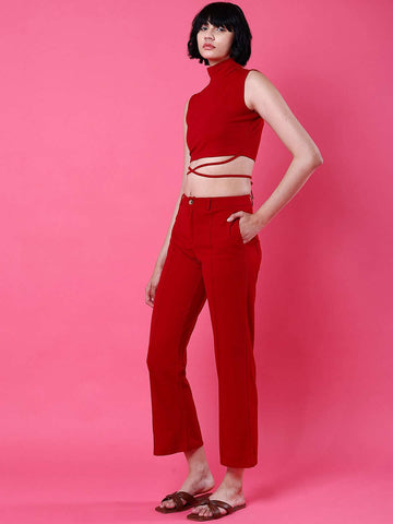 Women's Tie Up Co-Ord Set