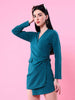 Women's Fitted Wrap Dress