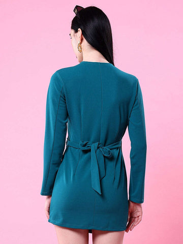 Women's Fitted Wrap Dress