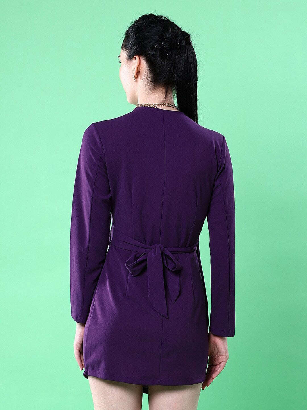 Women's Fitted Wrap Dress