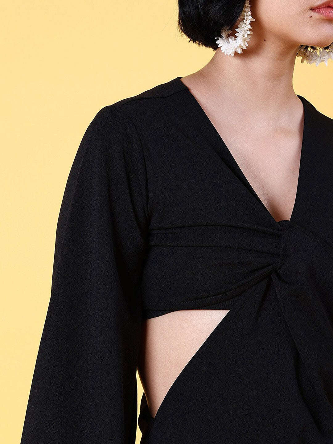 Women's Knot Cut Out Dress