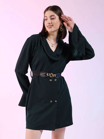 Women's A-Line Blazer Dress