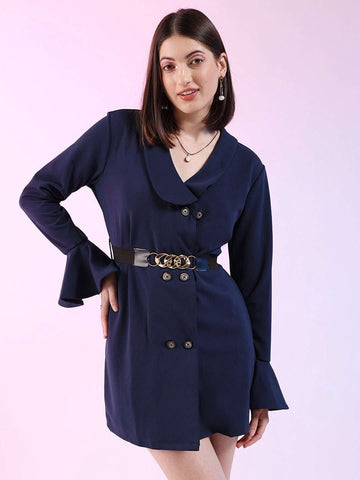 Women's A-Line Blazer Dress