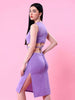 Women's Waist Cut Out Tie Up Bodycon Dress