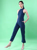 Women's One Shoulder Tie Up Jumpsuit