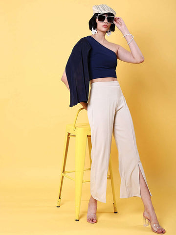 Women's Fitted One Shoulder Top