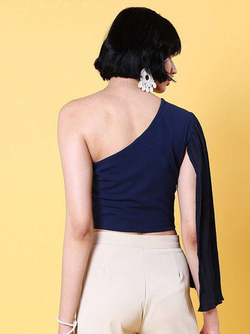 Women's Fitted One Shoulder Top