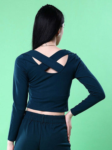 Women's Top With Cris Cross Back