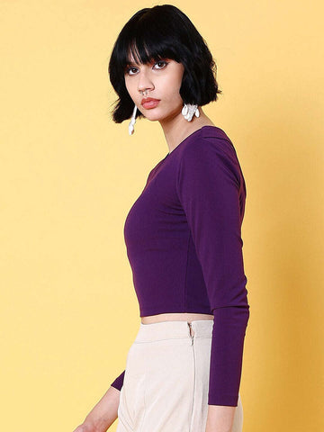 Women's Top With Cris Cross Back